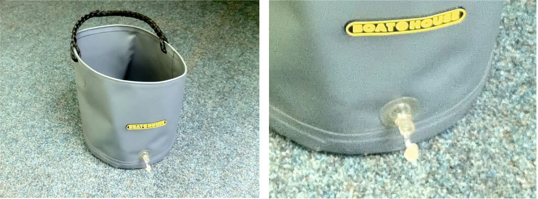 Відро ПВХ 20л з клапаном на слив